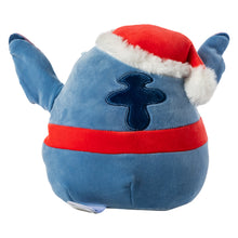 تحميل الصورة إلى عارض المعرض، قبعة سانتا ووشاح Squishmallows Stitch مقاس 7.5 بوصة من مجموعة ديزني كريسماس 2023 المحشوة