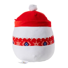 Load image into Gallery viewer, Squishmallows Manny the Snowman Wearing a Beanie and Scarf 7.5" 2023 Christmas Edition Stuffed Plush