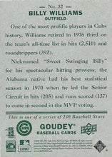 将图片加载到图库查看器,2008 Upper Deck Goudey #32 - Billy Williams - Chicago Cubs