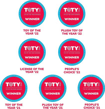 将图片加载到图库查看器,Squishmallows Enid the Neon Yellow and Purple Mushroom 12" Stuffed Plush