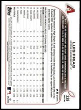 将图片加载到图库查看器,2021 Topps Luis Frias Rookies #338 Arizona Diamondbacks