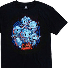 将图片加载到图库查看器,Funko Pop! Star Wars Rebels Men's Black T-Shirt - (XL)