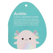 将图片加载到图库查看器,Squishmallows Archie the Rainbow Axolotl 7.5" Stuffed Plush