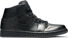 将图片加载到图库查看器,(2015) Nike Jordan 1 Mid Triple Black New Size 7.5M