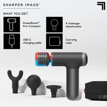 Load image into Gallery viewer, Sharper Image PowerBoost Pro Plus Hot and Cold Compact Body Massager