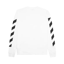将图片加载到图库查看器,Off-White Diag Helvetica Skate Long-Sleeve Tee 'White/Black' Size Medium