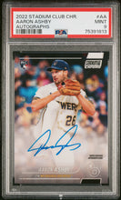 将图片加载到图库查看器,2022 Topps Stadium Club Chrome Aaron Ashby Autograph #SCCBA-AA PSA 10 Mint
