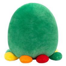 Load image into Gallery viewer, Squishmallows Colm Green Octopus With String Lights And Multicolored Tentacles 12" Christmas Edition Stuffed Plush