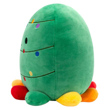 Load image into Gallery viewer, Squishmallows Colm Green Octopus With String Lights And Multicolored Tentacles 12" Christmas Edition Stuffed Plush