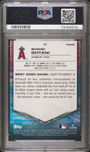 将图片加载到图库查看器,2021 Bowman's Best Refractor Shohei Ohtani #67 PSA 10 Gem Mint Angels
