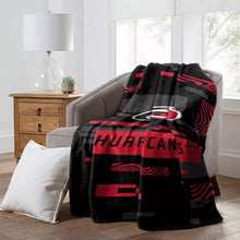 将图片加载到图库查看器,NHL Carolina Hurricanes 60" x 80" Digitize Raschel Throw Blanket