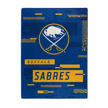 Load image into Gallery viewer, NHL Buffalo Sabres 60" x 80" Digitize Raschel Throw Blanket