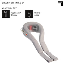 تحميل الصورة إلى عارض المعرض، Sharper Image Realtouch Shiatsu Neck Body Massager