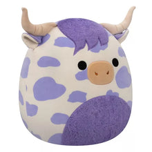 Load image into Gallery viewer, Squishmallows 16" Conway the Purple Spotted Highland Cow Plush Toy
