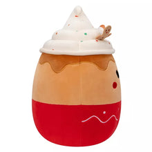 将图片加载到图库查看器,Squishmallows Ginger the Gingerbread Latte 11" 2023 Christmas RARE Edition Stuffed Plush