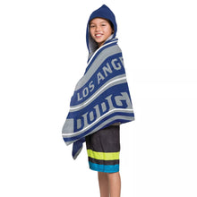 将图片加载到图库查看器,Los Angeles Dodgers Juvy Hooded Towel 22' x 51"