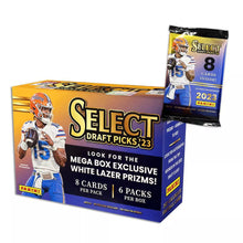 Load image into Gallery viewer, 2023 Panini Select Draft Picks Football Trading Card Mega Exclusive Box