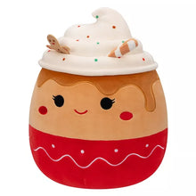 将图片加载到图库查看器,Squishmallows Ginger the Gingerbread Latte 11" 2023 Christmas RARE Edition Stuffed Plush