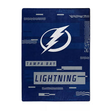 将图片加载到图库查看器,NHL Tampa Bay Lightning 60" x 80" Digitize Raschel Throw Blanket