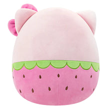 将图片加载到图库查看器,Squishmallows Hello Kitty Pink Strawberry Wearing Bow 12" Sanrio Collection Stuffed Plush