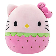 将图片加载到图库查看器,Squishmallows Hello Kitty Pink Strawberry Wearing Bow 12" Sanrio Collection Stuffed Plush