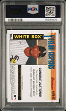 تحميل الصورة إلى عارض المعرض، يويلكي سيسبيديس PSA 9 2021 Bowman Heritage Variation Auto #93PA-YC White Sox