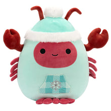 Load image into Gallery viewer, Squishmallows Lorono the Lobster Wearing Winter Outfit 12" Select Series Stuffed Plush