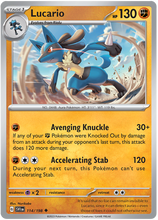 Load image into Gallery viewer, Scarlet and Violet Scarlet & Violet - 114 Lucario