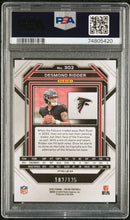 Load image into Gallery viewer, 2022 Panini Purple Prizm #302 Desmond Ridder Rookie #/125 PSA 9 Mint - walk-of-famesports