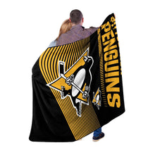 将图片加载到图库查看器,NHL Pittsburgh Penguins 60" x 80" Digitize Raschel Throw Blanket