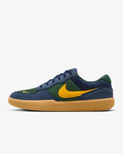 将图片加载到图库查看器,Nike SB Force 58 Midnight Navy Fir Gum Light Brown University Gold Size 10M / 11.5W NEW