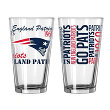 将图片加载到图库查看器,NFL Teams 16 oz Pint Glass - Assorted Team & Style Choose your