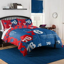 将图片加载到图库查看器,Philadelphia 76ers Hexagon Comforter Set - Assorted Size