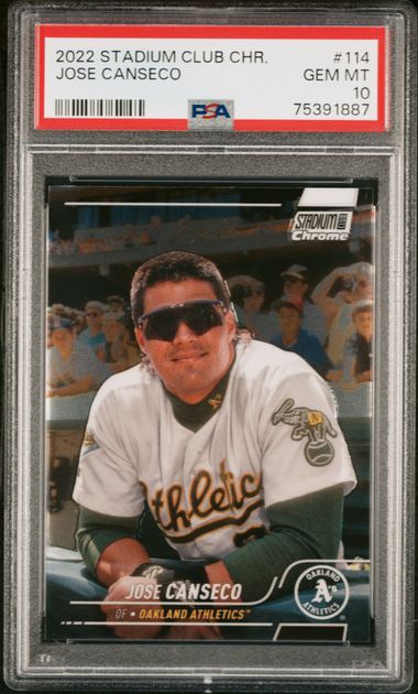  2022 Topps Stadium Club Chrome #114 Jose Canseco