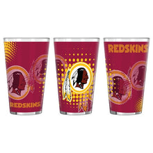 将图片加载到图库查看器,NFL Teams 16 oz Pint Glass - Assorted Team & Style Choose your