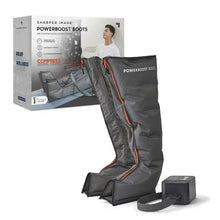 Load image into Gallery viewer, Sharper Image Air Compression Boots Flex Leg Recovery System Black