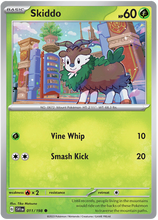 Load image into Gallery viewer, Scarlet and Violet Scarlet & Violet - 011 Skiddo