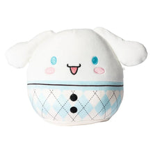 将图片加载到图库查看器,Squishmallows Cinnamoroll Wearing Plaid Sweater 6.5" 2023 Sanrio Winter Collection Stuffed Plush
