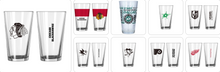 Load image into Gallery viewer, NHL Teams 16 oz Pint Glass - Assorted Team & Style Choose your