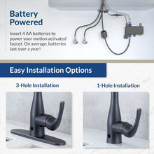 Load image into Gallery viewer, Bio Bidet FLOW Motion Touchless Kitchen Faucet Chrome