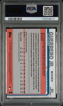 تحميل الصورة إلى عارض المعرض، تحديث Topps لعام 2019 #US1 Vladimir Guerrero Jr Gold RC Rookie /2019 PSA 9
