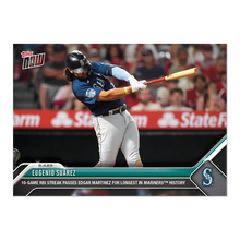 تحميل الصورة إلى عارض المعرض، Eugenio Suarez - 2023 MLB TOPPS NOW Card #653 Seattle Mariners - walk-of-famesports