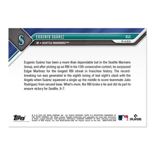تحميل الصورة إلى عارض المعرض، Eugenio Suarez - 2023 MLB TOPPS NOW Card #653 Seattle Mariners - walk-of-famesports