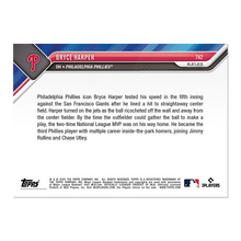 تحميل الصورة إلى عارض المعرض، Bryce Harper - 2023 MLB TOPPS NOW® Card 742 - PR: 2118 - walk-of-famesports