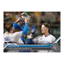 将图片加载到图库查看器,Bobby Witt Jr. - 2023 MLB TOPPS NOW Topps BR Card 743 - walk-of-famesports