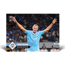 Load image into Gallery viewer, New season, same Erling - MANCHESTER CITY TOPPS NOW Card #002 - walk-of-famesports