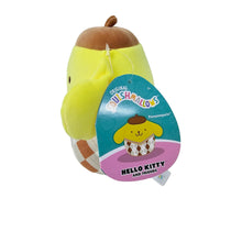 将图片加载到图库查看器,Squishmallows Yellow Plaid Pompompurin 6.5" 2023 Sanrio Winter Collection Stuffed Plush