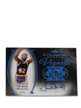 Load image into Gallery viewer, 2022 Leaf In The Game Used Sports Vignette James Worthy #VA-JW2 #/5