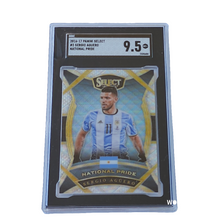 Load image into Gallery viewer, 2016-17 Panini Select National Pride Sergio Aguero #3 SGC 9.5