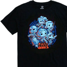 将图片加载到图库查看器,Funko Pop! Star Wars Rebels Men's Black T-Shirt - (XL)